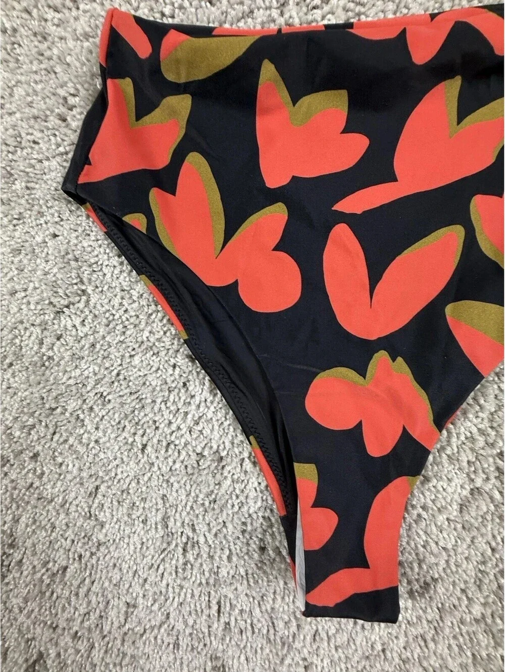 NWT Prana Lahari High Rise Bottom Size XS Rose Fire Indo Disco